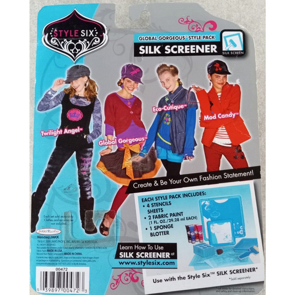Fabric Paint Silk Screener Refill 6 Pack by Style Six - Picture 2 of 3
